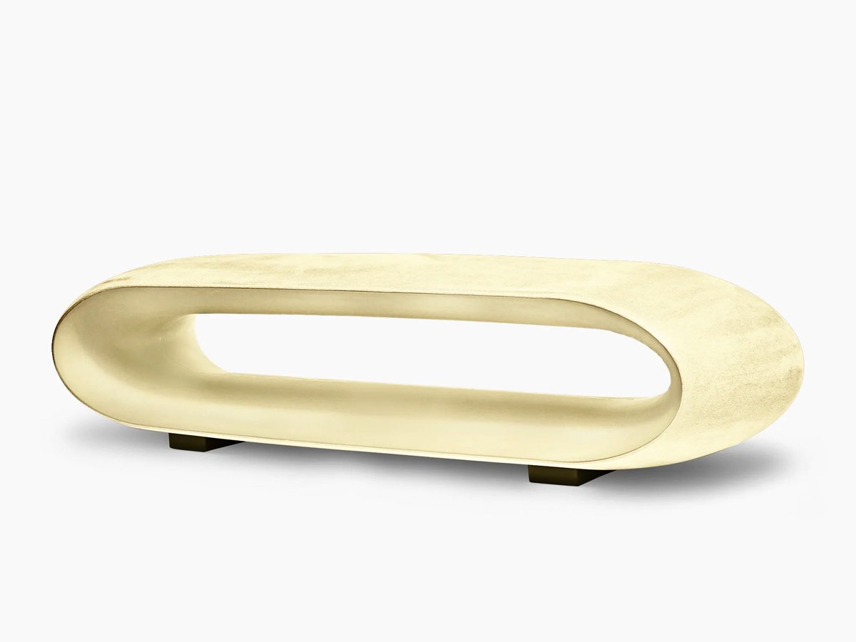 Loop Moleskin Bench — Soft‑Touch Italian Seating by Serralunga