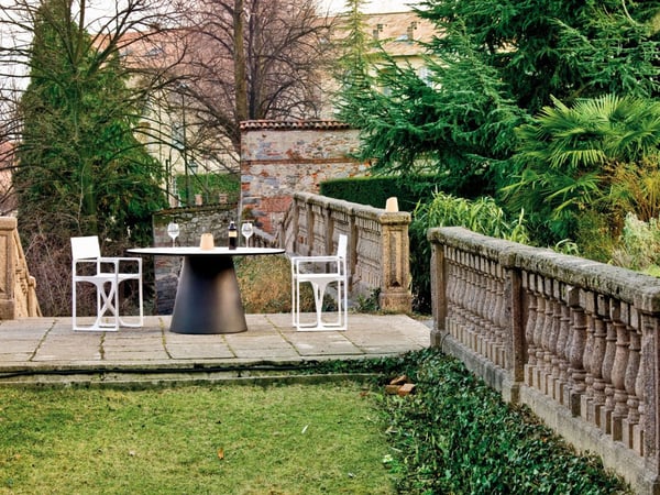 LouLou Large Table — Minimalist Sculptural Indoor/Outdoor Coffee Table by Serralunga
