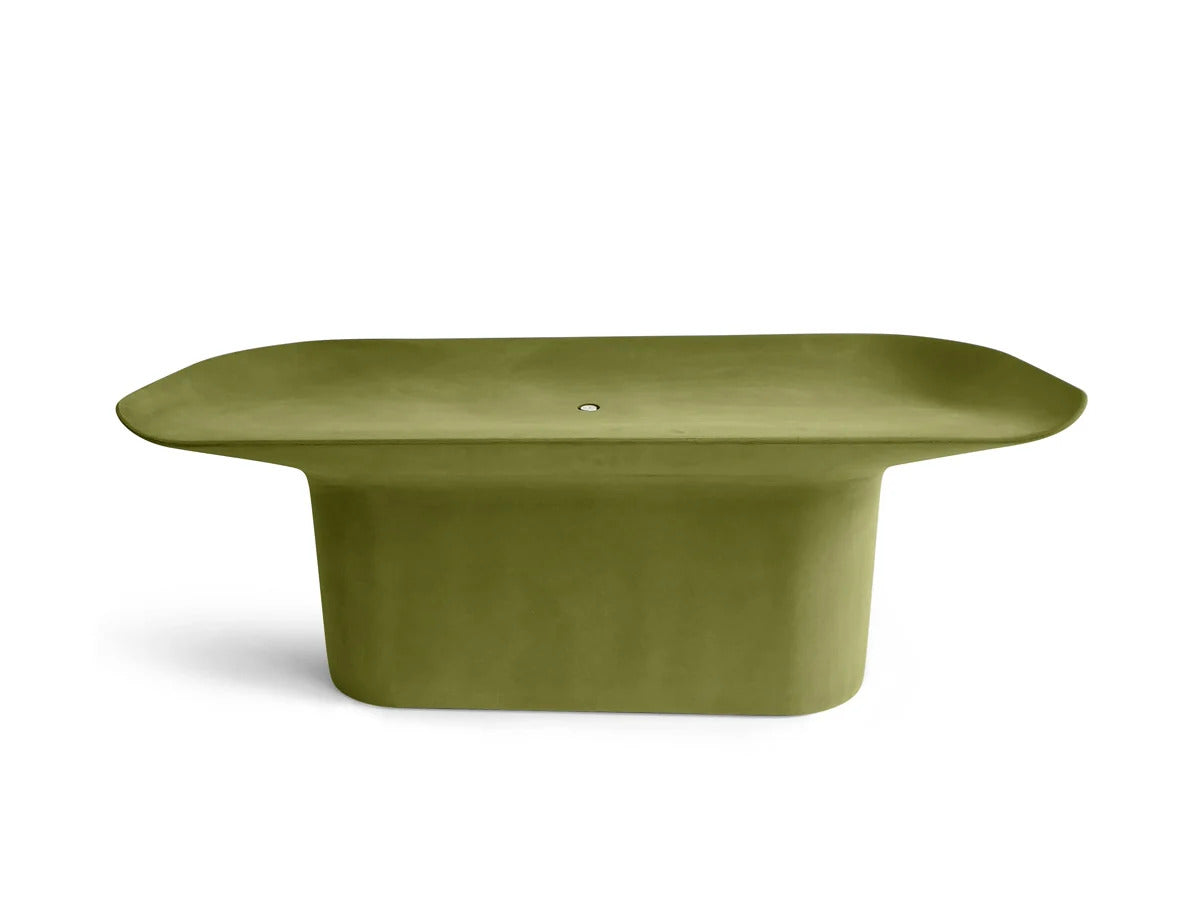 Luba Moleskin Bench — Soft‑Touch Italian Seating by Serralunga