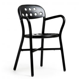 Pipe Stackable Dining Chair with Armrest | Luxury Furniture | Set of 2 | Magis