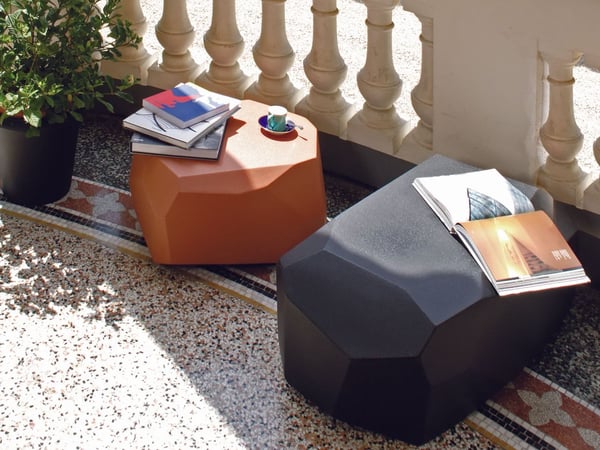 Meteor Small Bench — Sculptural Indoor/Outdoor Seating by Serralunga