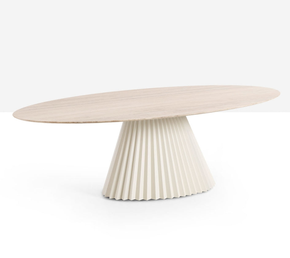 Plissé Elliptical Dining Table | Midj Contemporary Design