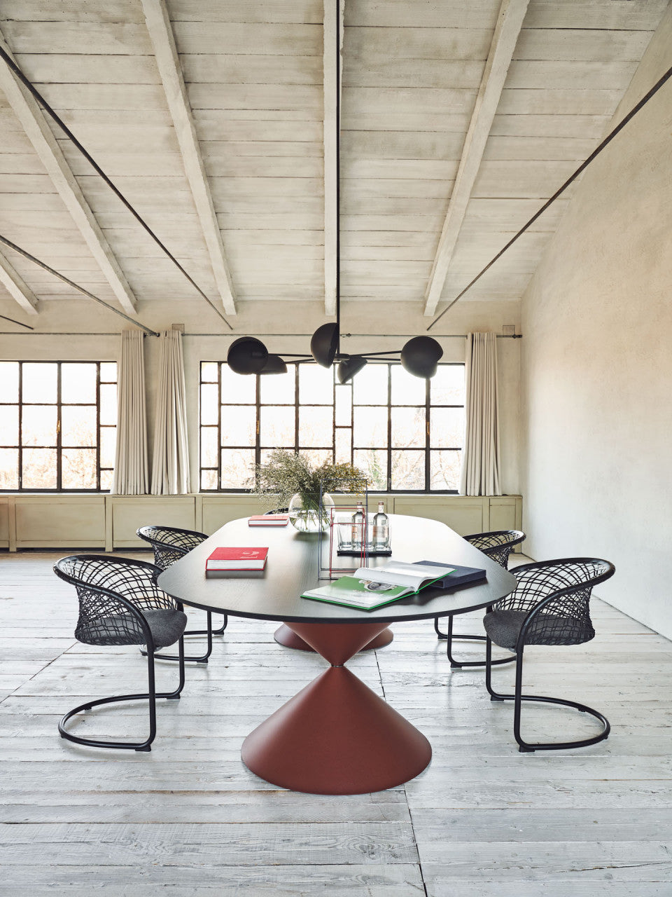 Clessidra Double Dining Table | Midj Contemporary Design