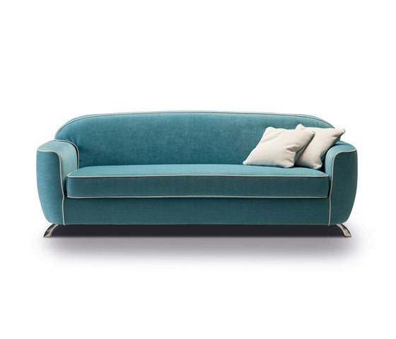 Blue Velvet Sofa Bed