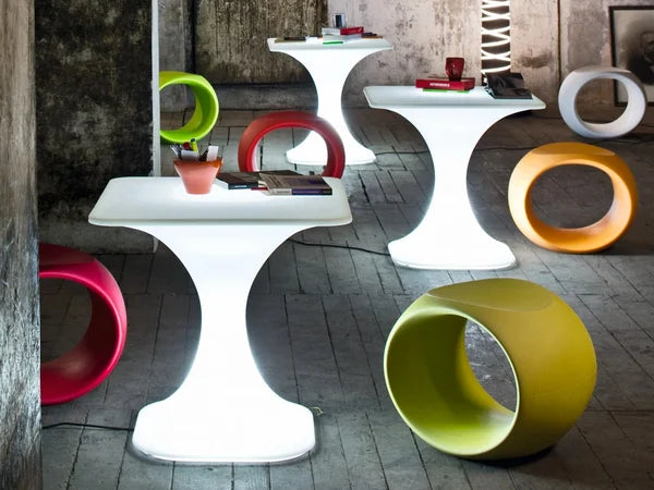 Milo Table — Minimalist Italian Indoor/Outdoor Side Table by Serralunga