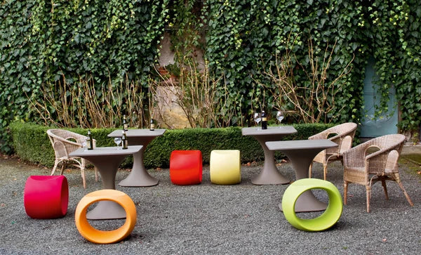 Milo Table — Minimalist Italian Indoor/Outdoor Side Table by Serralunga