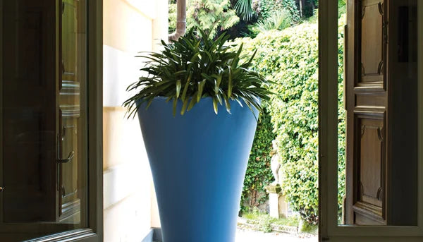 Ming High — Tall Sculptural Indoor/Outdoor Planter by Serralunga