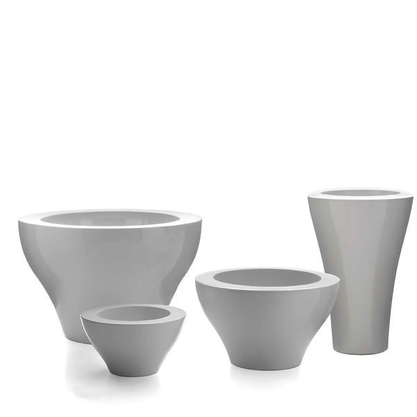 Ming Large Vase — Tall Sculptural Indoor/Outdoor Planter by Serralunga