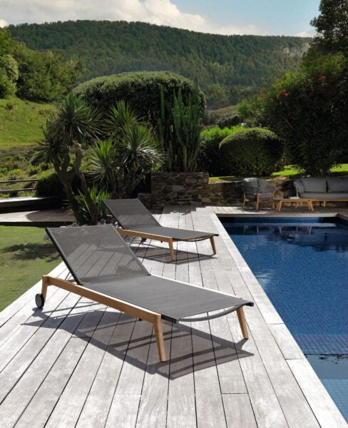 Moon Teak Sunbed | Luxury Talenti Outdoor Living
