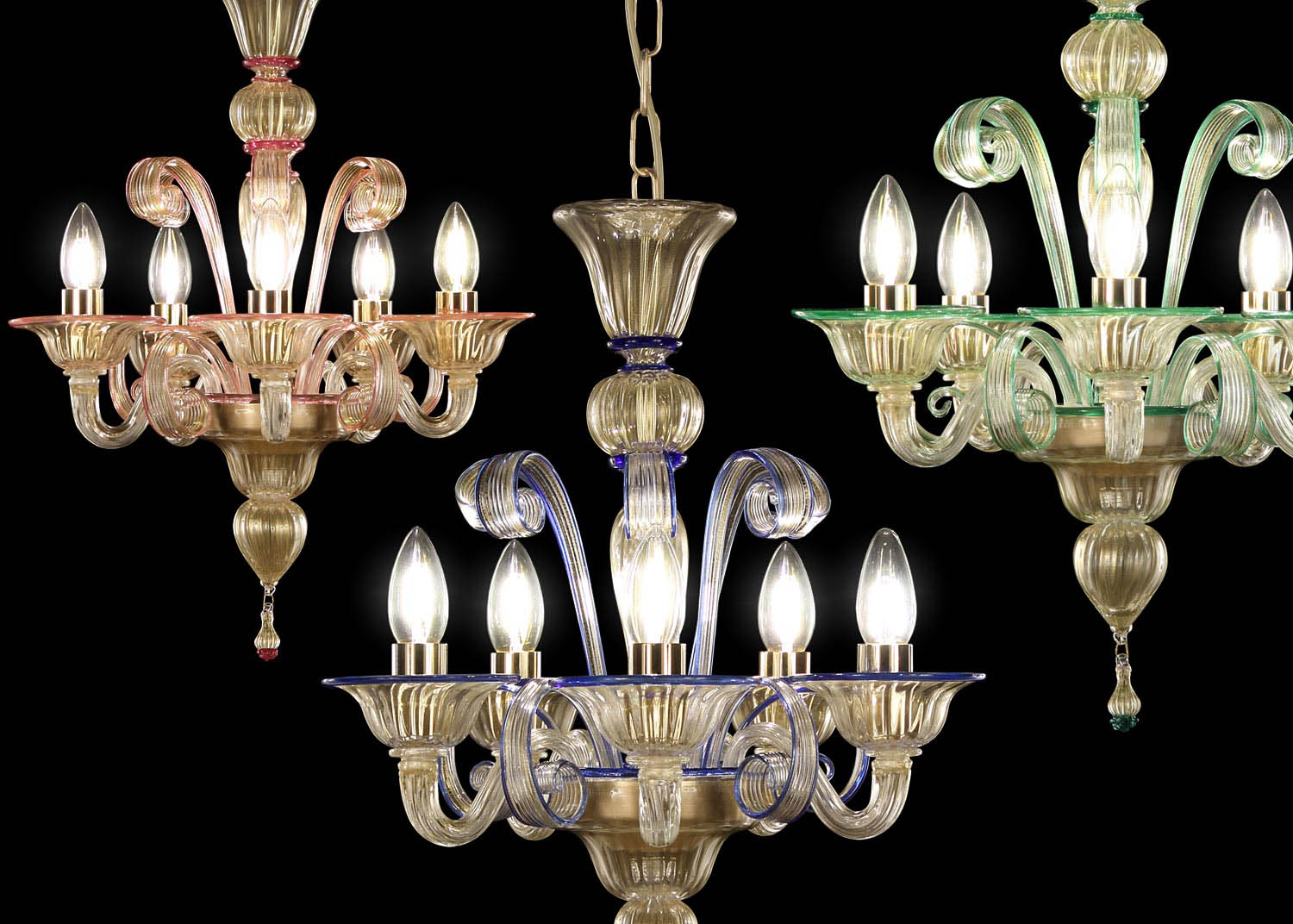 Capriccio 550 Chandelier | Multiforme Italian decorative lighting