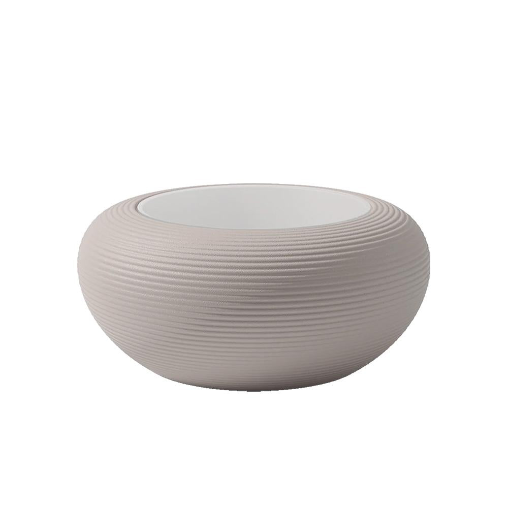 Nami Low Table by Qeeboo, sculptural wave‑inspired Italian coffee table