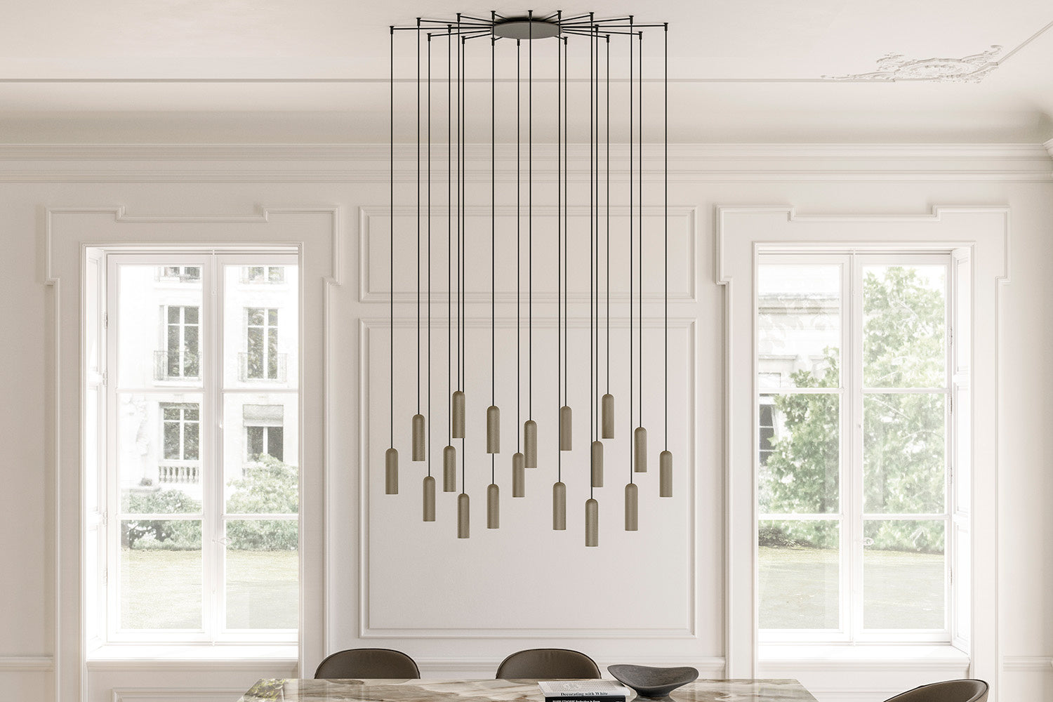Nanun Suspension Lamp by Eforma | Luxury Italian Lighting Design