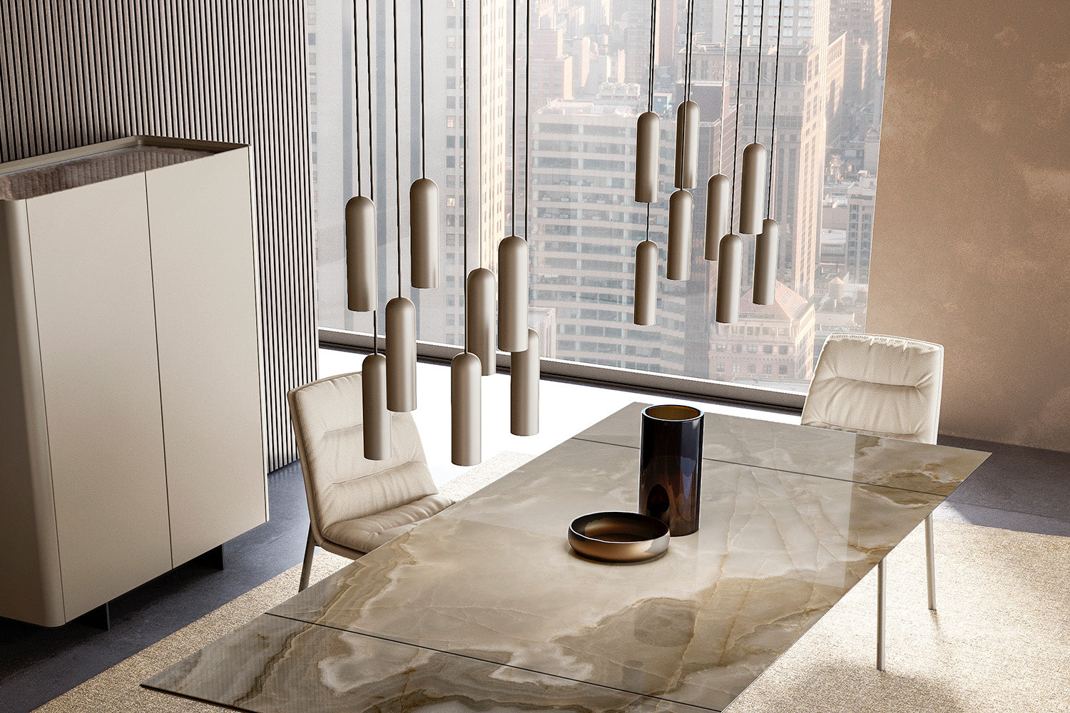 Nanun Suspension Lamp by Eforma | Luxury Italian Lighting Design