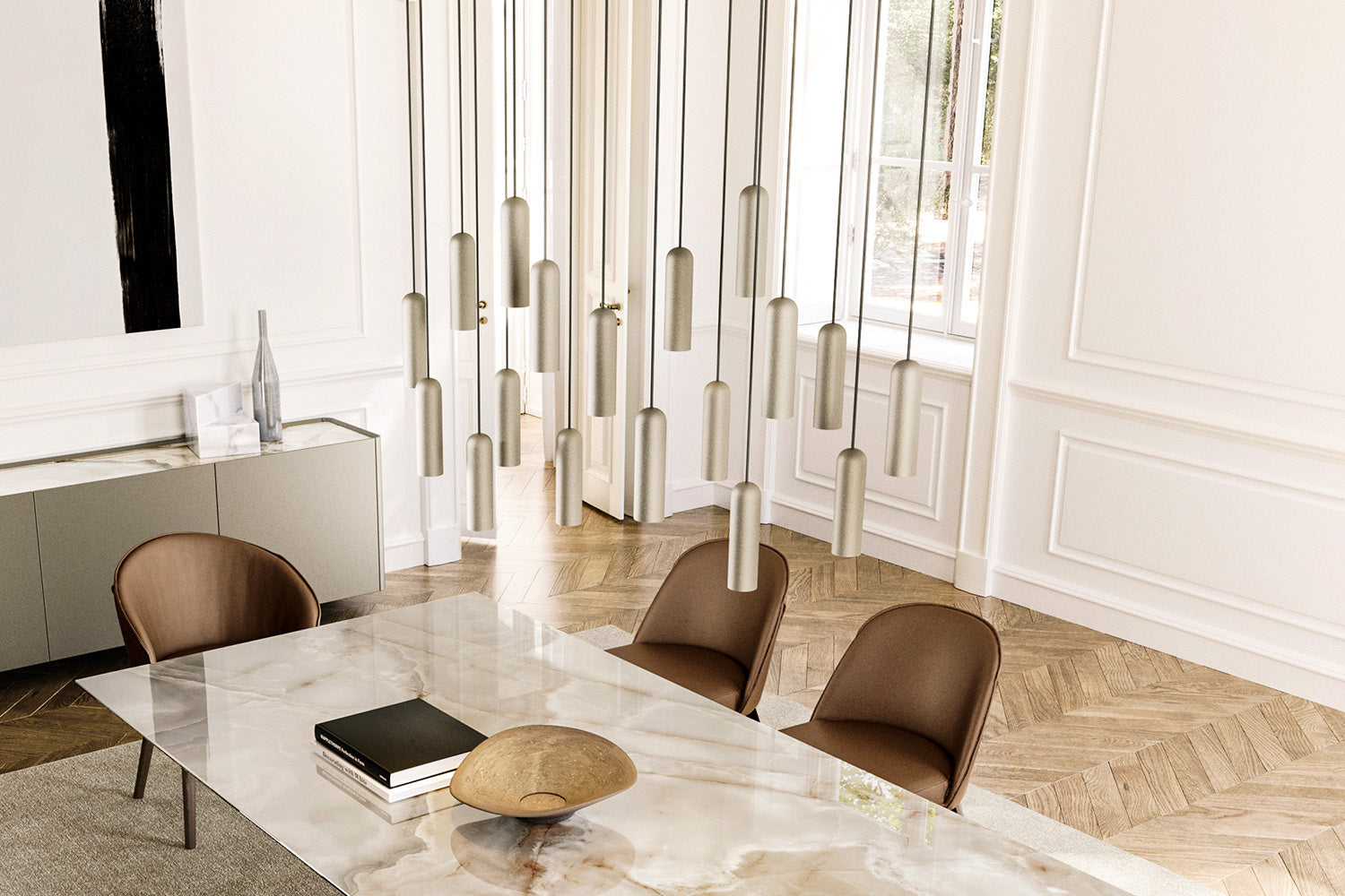 Nanun Suspension Lamp by Eforma | Luxury Italian Lighting Design