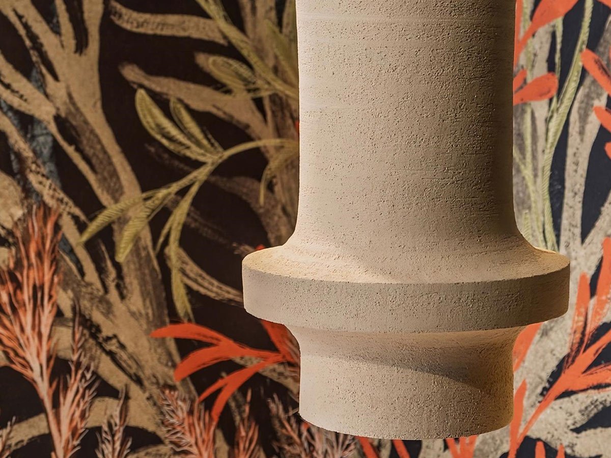 Nassa Pendant Lamp L in Hand‑Crafted Ceramic — Hind Rabii