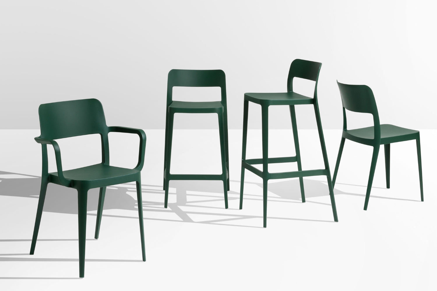 Nenè Stackable Stool | Set of two | Midj Contemporary Design