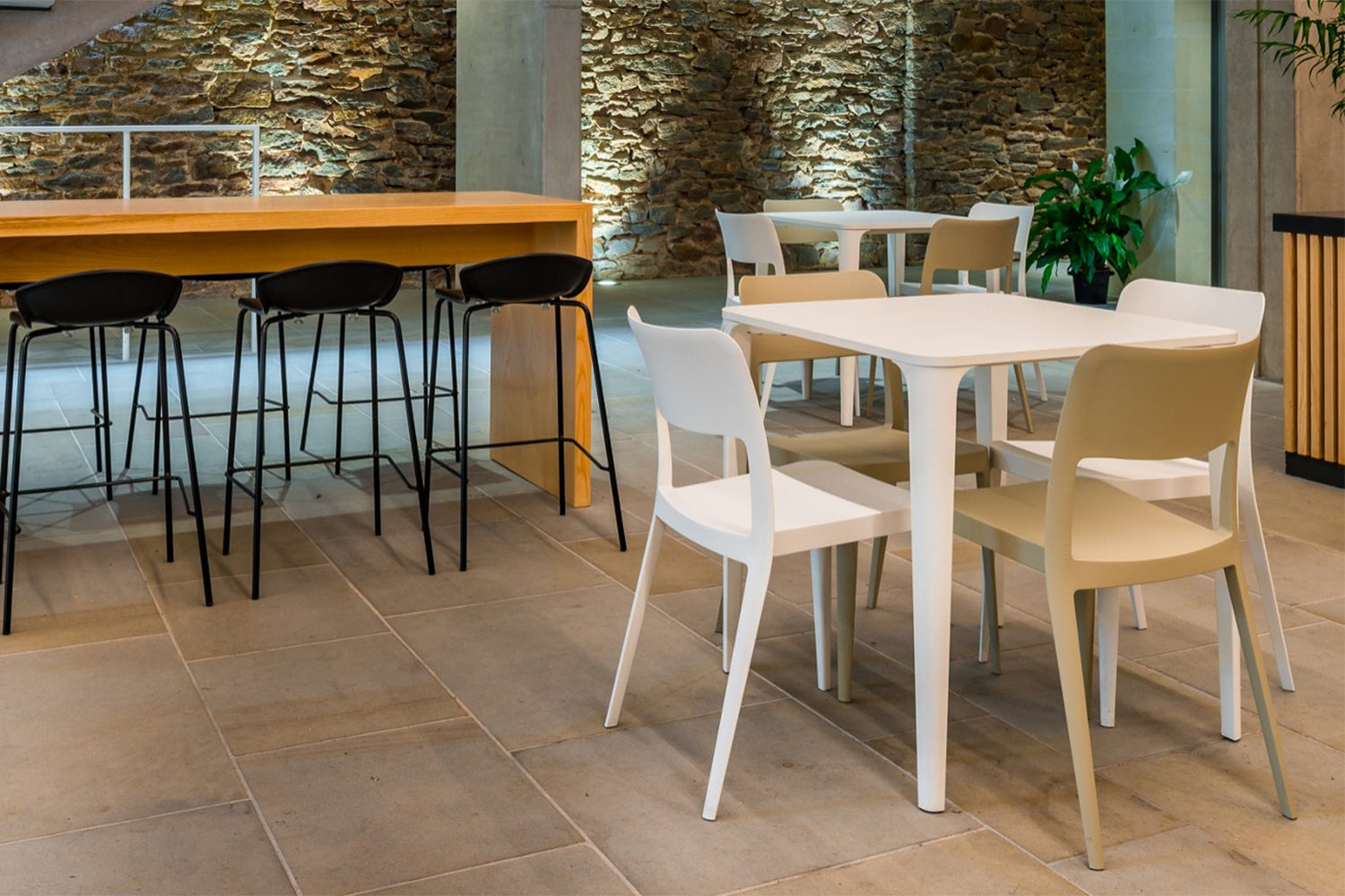 Nenè Stackable Dining Chair Midj Contemporary Design