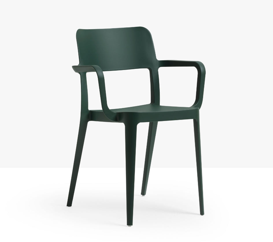 Nenè Stackable Dining Chair with Armrests | Set of two | Midj Contemporary Design
