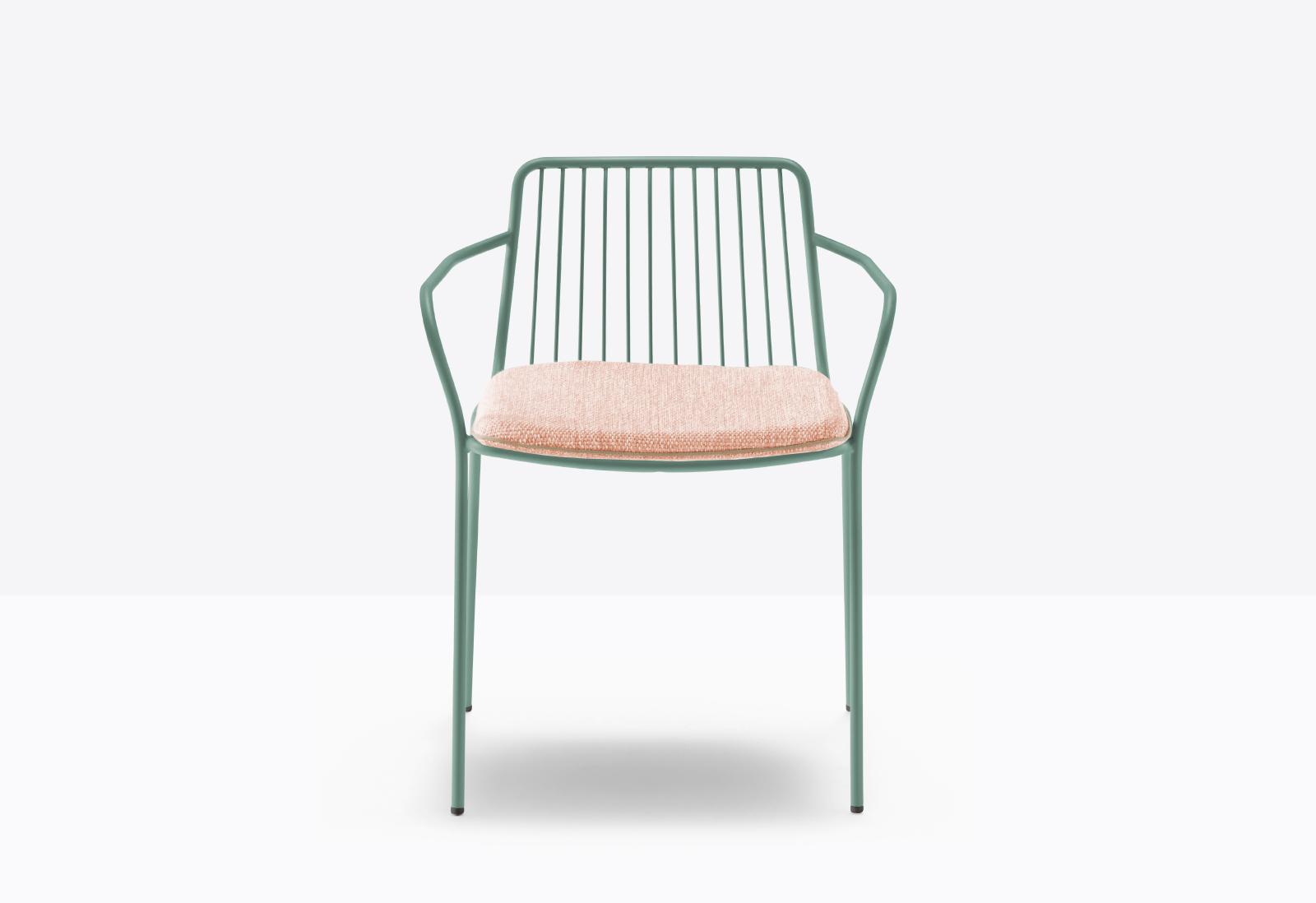 Nolita 3655 Stackable Dining Chair with Armrests | Luxury Design | Pedrali