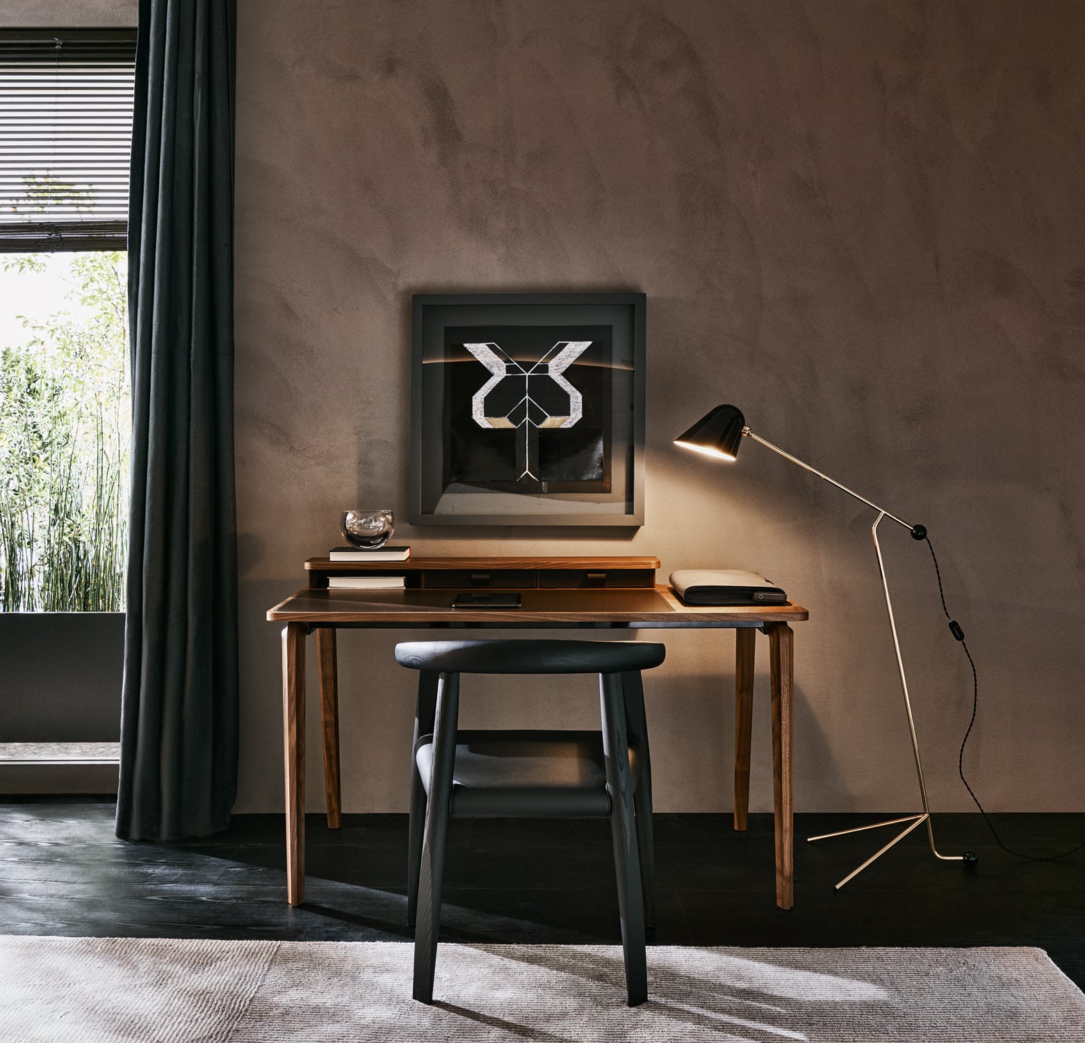 Note Desk by Matteo Nunziati | Luxury Wooden Writing Desk with Drawers
