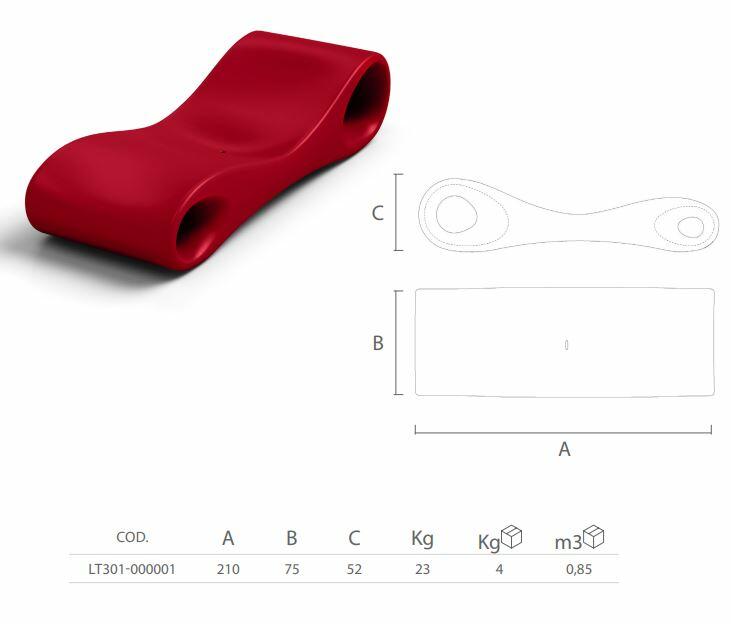 Slice Sunbed | Designed by Simone Micheli | Lyxo