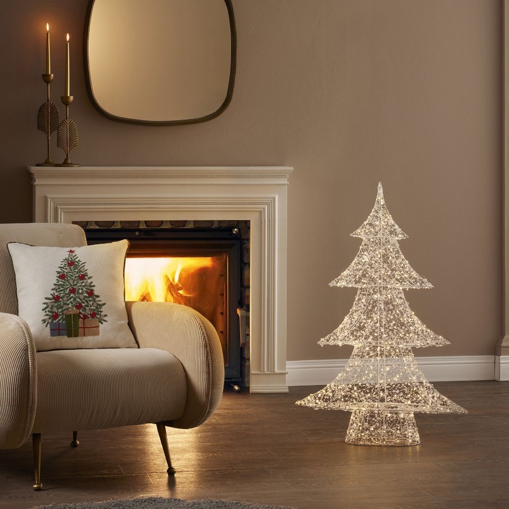 Pearl Tree-shaped decoration with integrated LED lights | SoloLuxuryLiving
