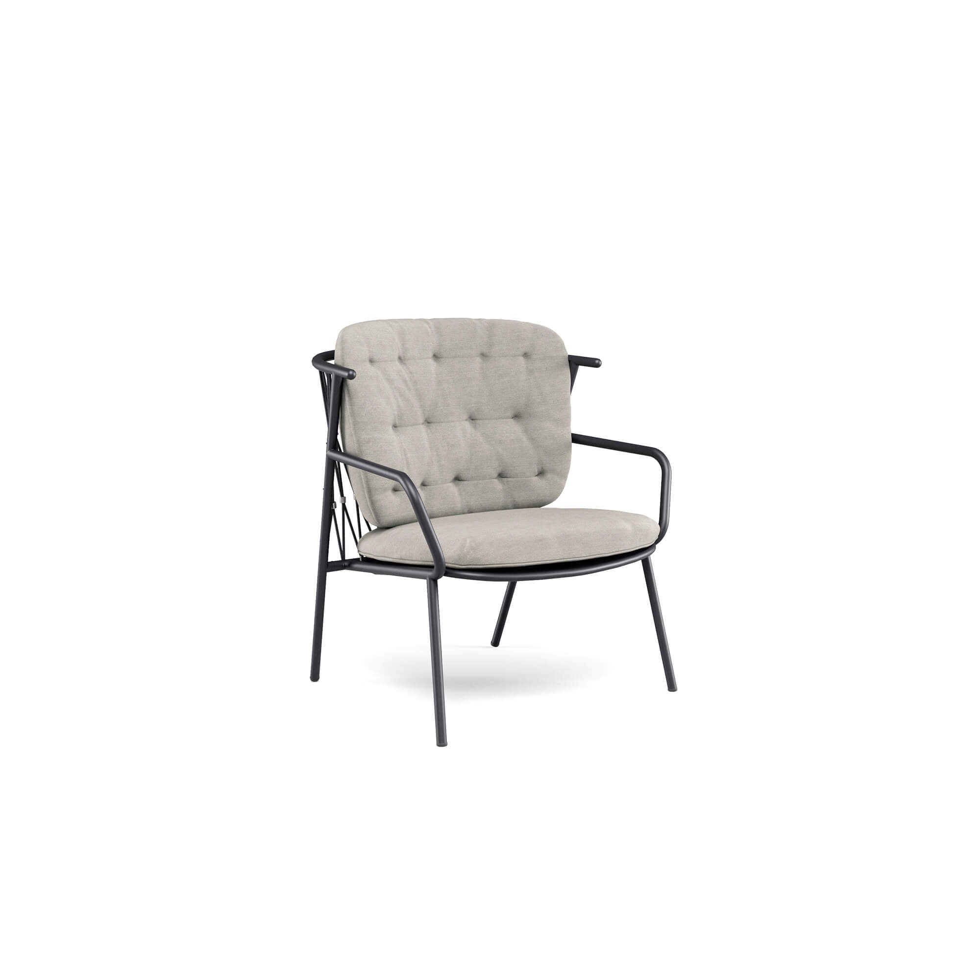 Nef Lounge Chair Short Back | Luxury Outdoor | EMU