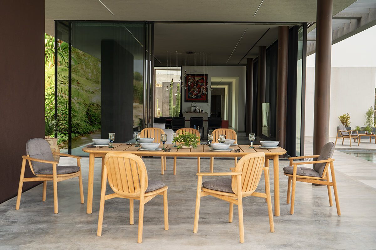 Twins Rectangular Dining Table | Luxury Outdoor | EMU