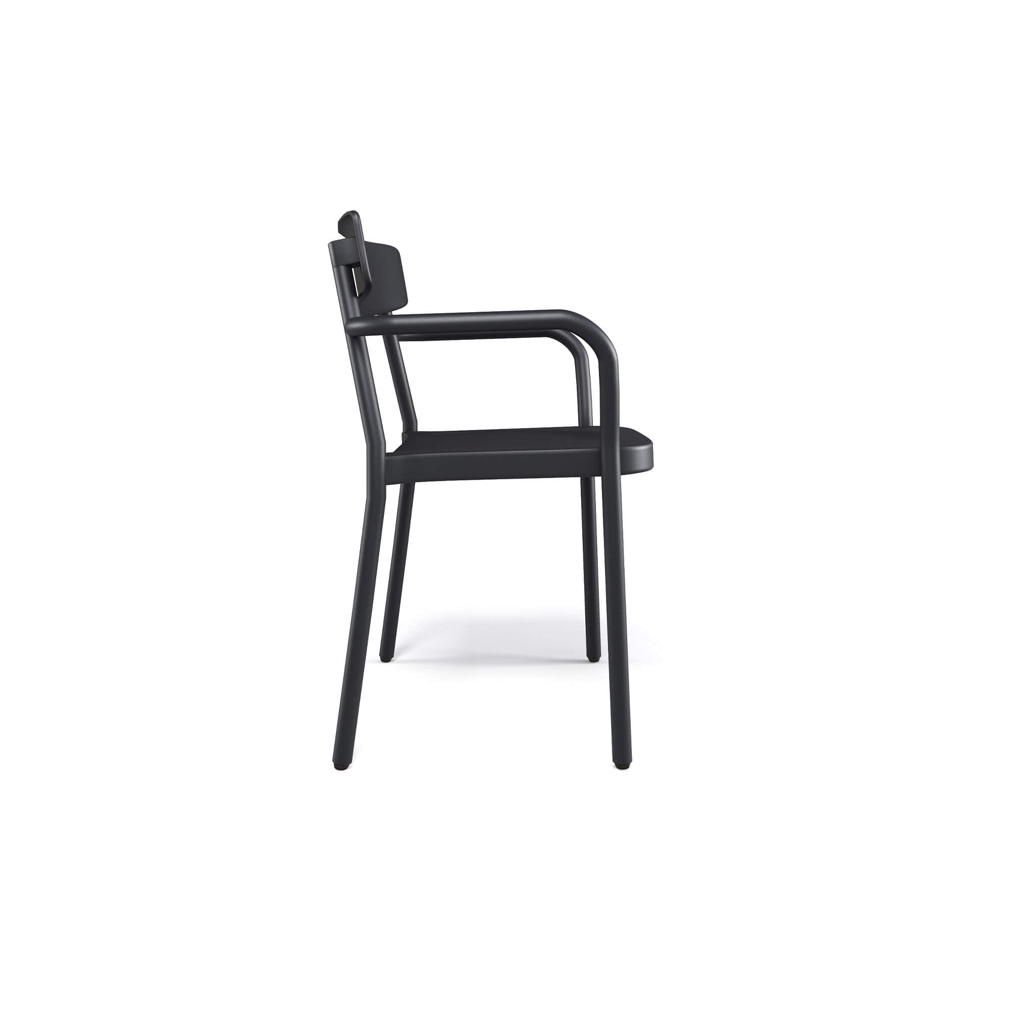 Grace Stackable Dining Chair with Armrests | Set of 2 | EMU