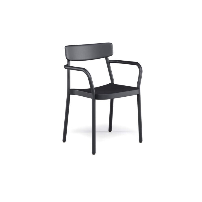 Grace Stackable Dining Chair with Armrests | Set of 2 | EMU