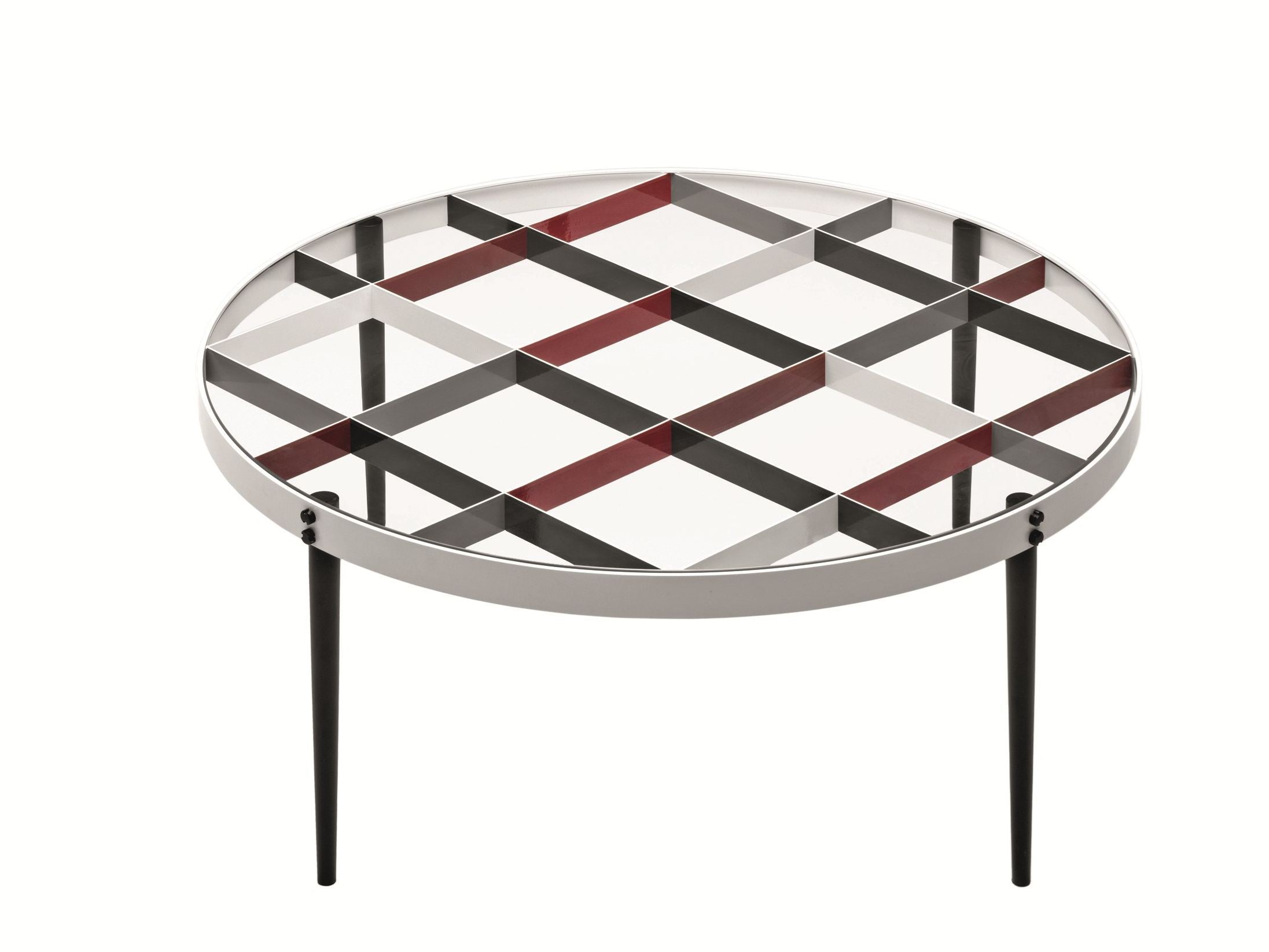 D.555.1 Coffee Table by Gio Ponti | Round Glass Designer Table
