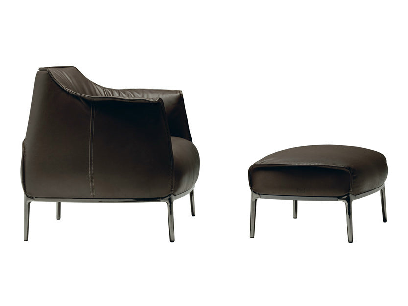 Poltrona Frau Archibald Armchair | Iconic Leather Lounge Chair