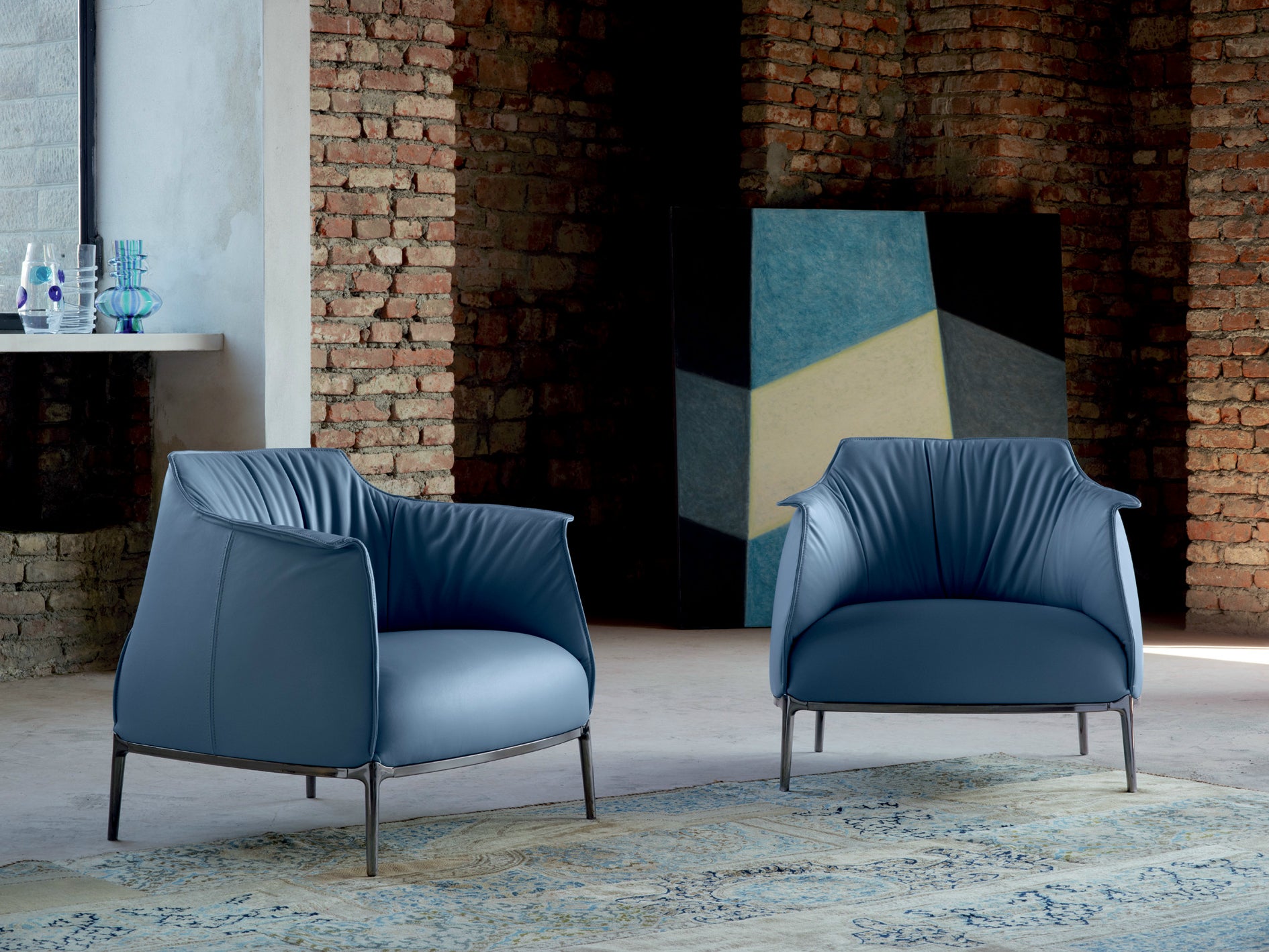 Poltrona Frau Archibald Armchair | Iconic Leather Lounge Chair