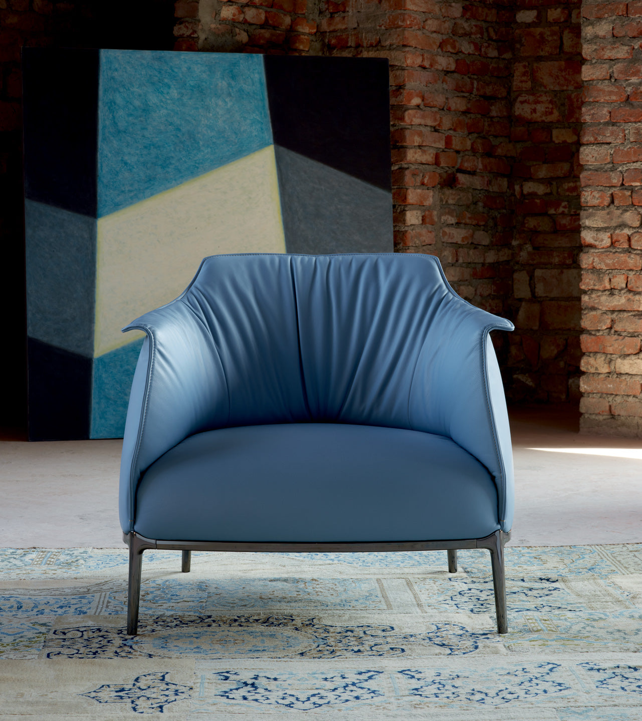 Poltrona Frau Archibald Armchair | Iconic Leather Lounge Chair