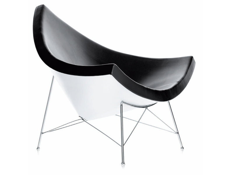 Vitra Coconut Chair by George Nelson | Iconic Leather Lounge Chair