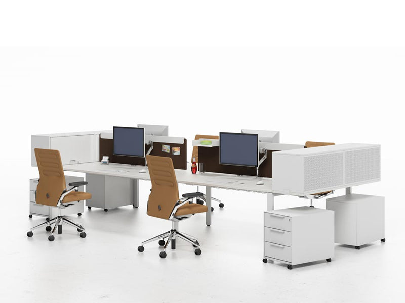 Vitra Workit by Arik Levy | Modular Multi-Workstation Desk System