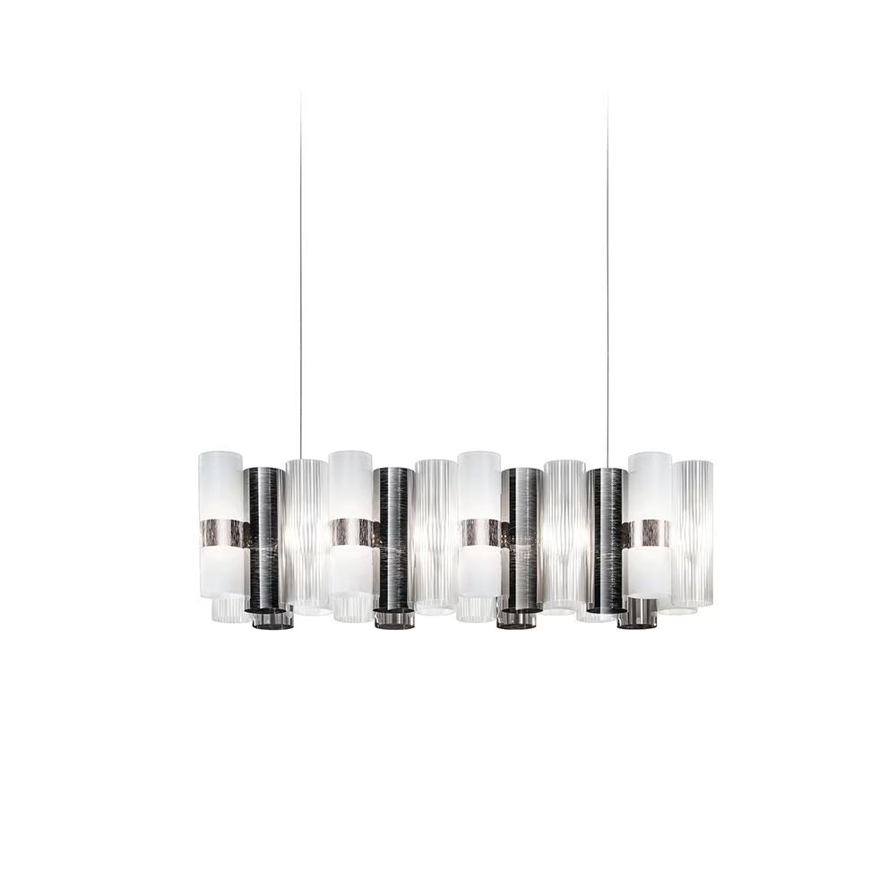 La Lollo Linear Suspension Lamp | Slamp Sculptural Design Lighting