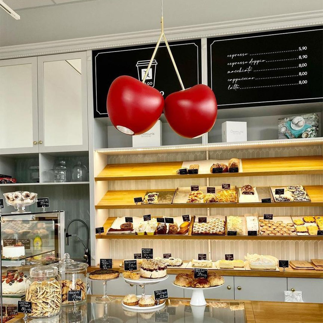 Cherry Pendant Lamp by Nika Zupanc for Qeeboo