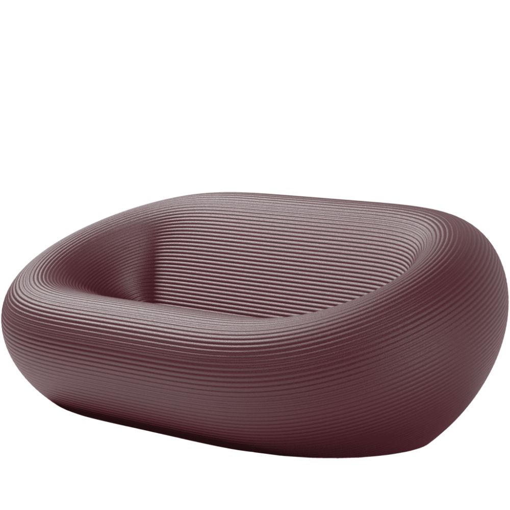 Qeeboo Nami Outdoor Sofa featuring sculptural wave‑inspired silhouette in durable weather‑resistant material