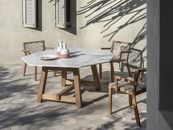 Rafael Octagonal Dining Table | Luxury Outdoor | Ethimo