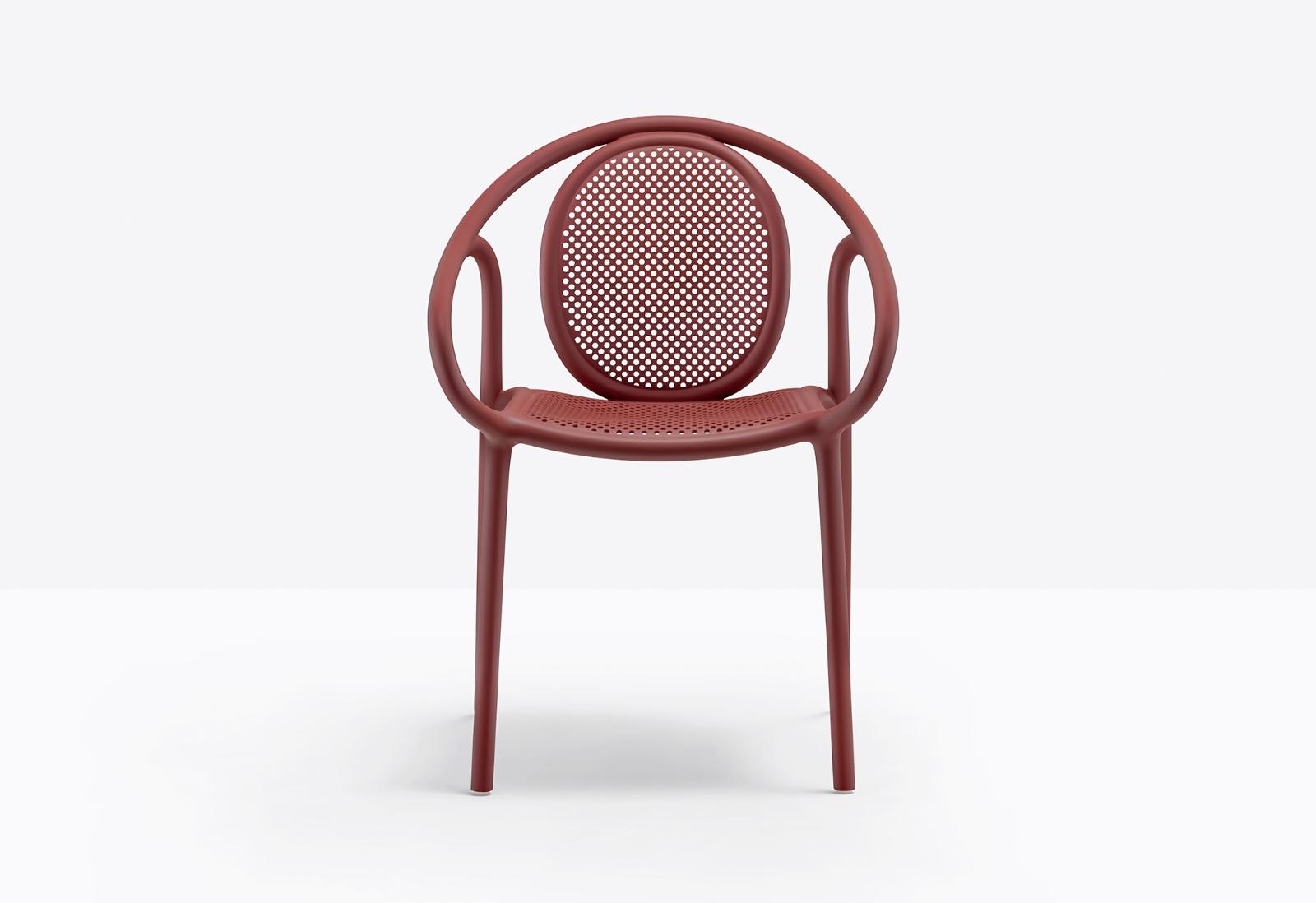 Remind 3735 Stackable Dining Chair with Armrests | Luxury Design | Pedrali