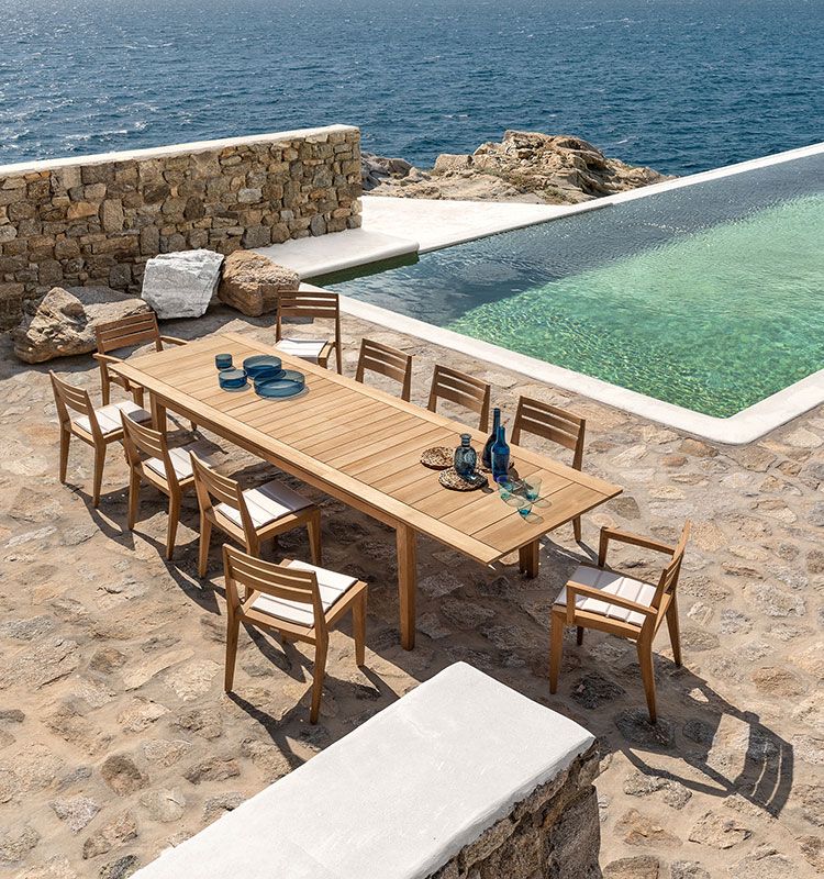 Ribot XL Extendable Dining Table | Outdoor Luxury | Ethimo