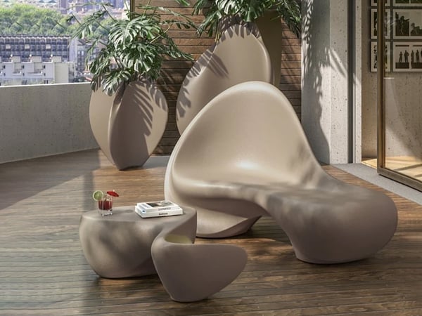 Ripple Outdoor Sofa — Sculptural Wave Design by Serralunga