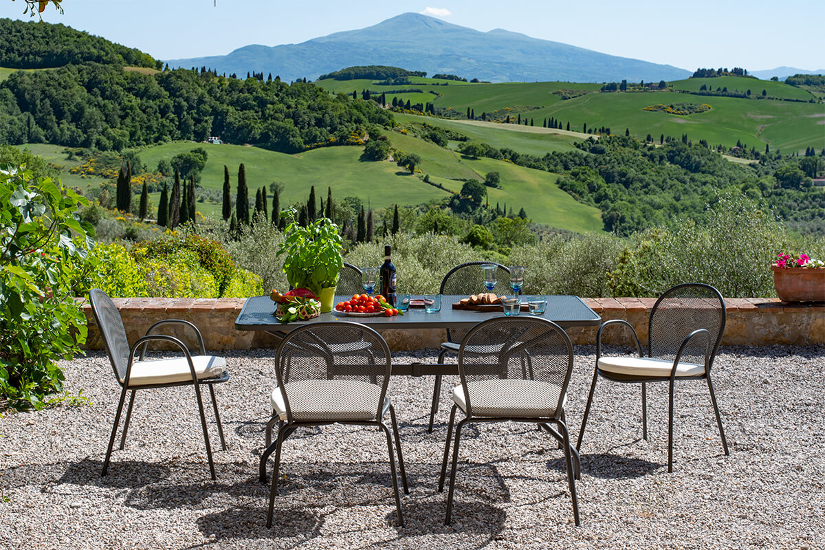 Ronda Stackable Dining Chair with Armrests | Set of 2 | EMU