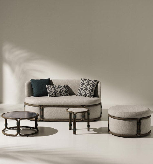 Rotin Pouf | Outdoor Luxury Furniture | Ethimo