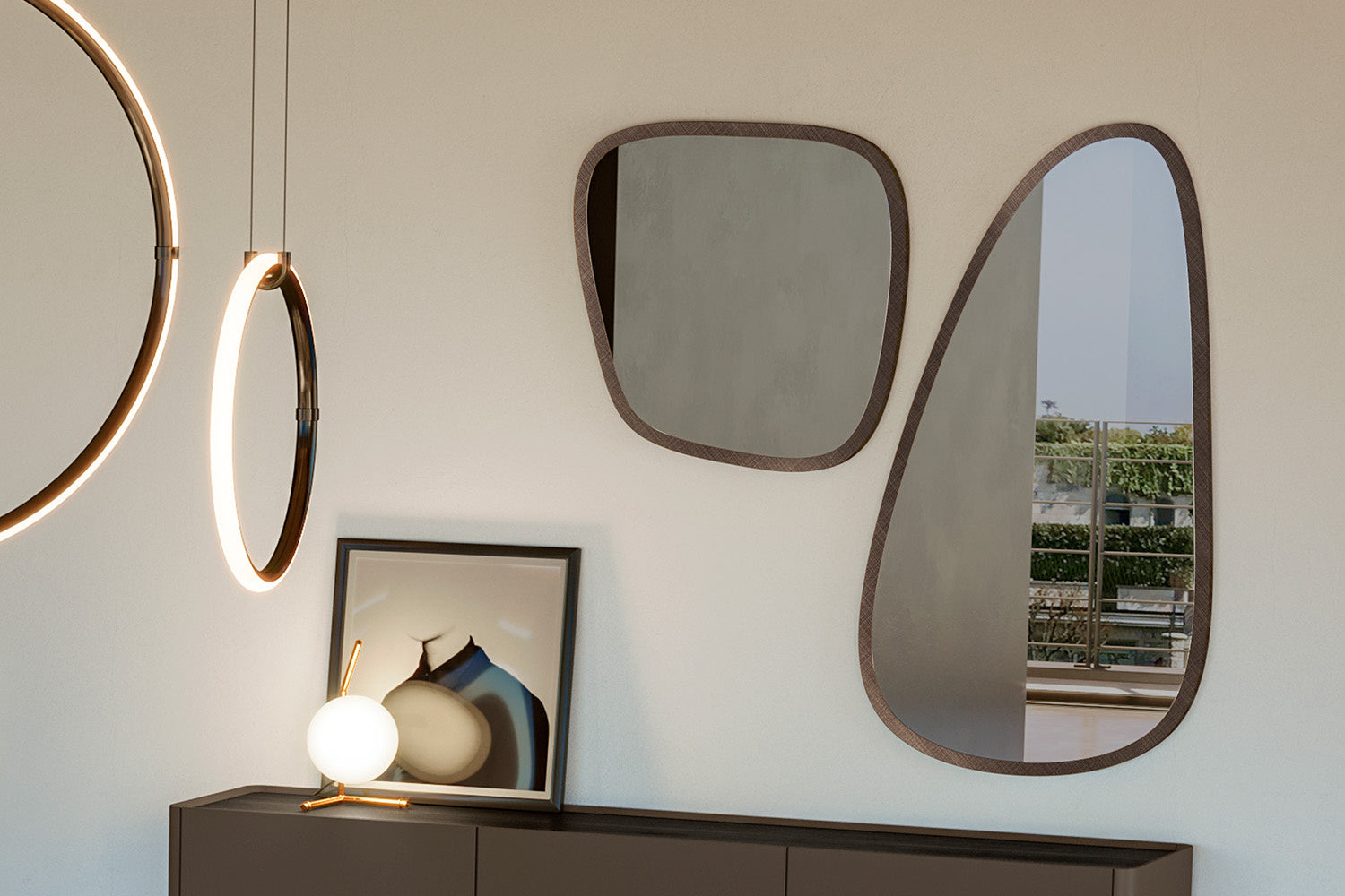 Rounded Mirror | Eforma Iconic Luxury Italian Design