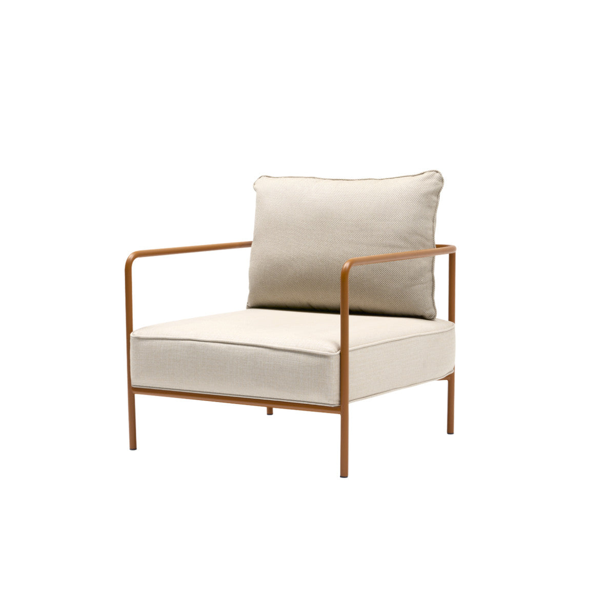 Modern Flap Armchair Beige