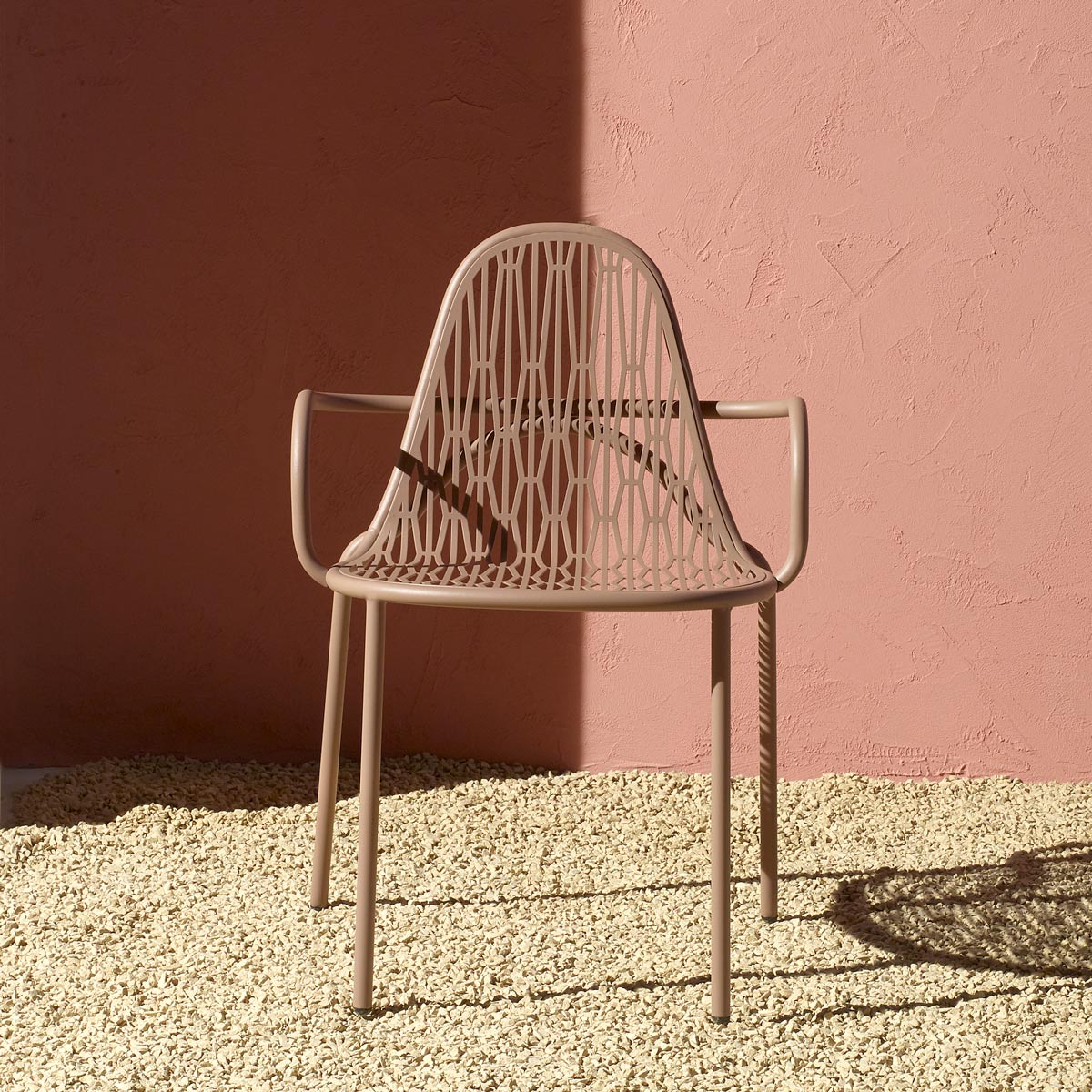 Malvasia Stackable Chair with Armrest | Luxury Outdoor | Scab Design