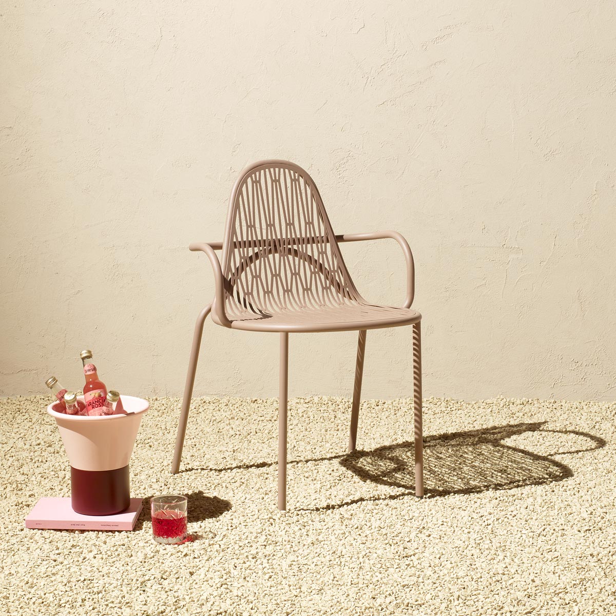 Malvasia Stackable Chair with Armrest | Luxury Outdoor | Scab Design