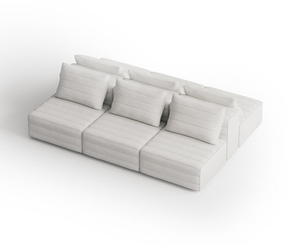 Samet D Double Sided Modular Sofa | Gervasoni
